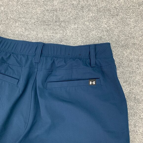 Under Armour Shorts Mens 38 Storm UA Match Play Tapered Flat Front Chino Golf - Picture 8 of 10